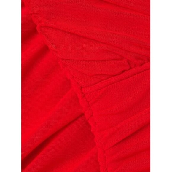 Elliatt Red Pippa Maxi Dress Ruched Midi Bodycon Retails $220 NWT Size XS - Picture 6 of 7